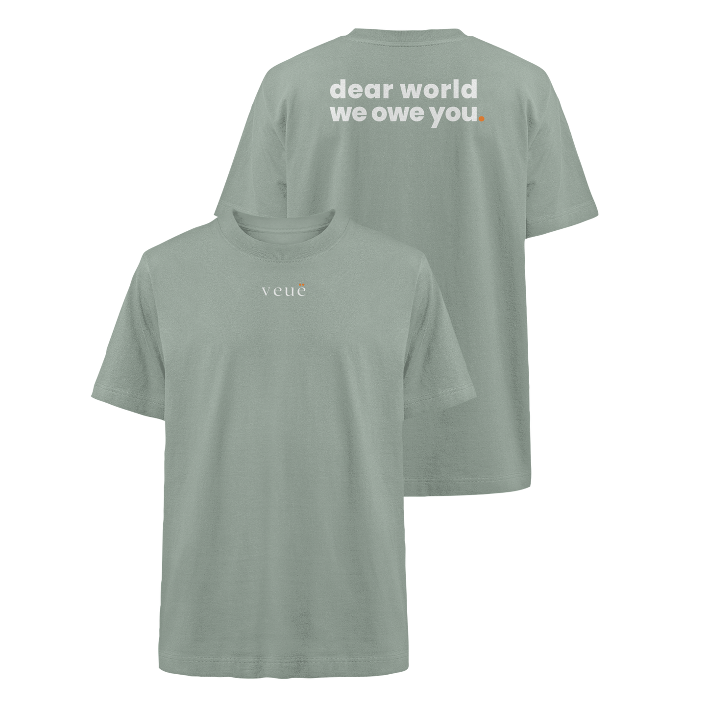 Dear World. - Oversized Organic Shirt