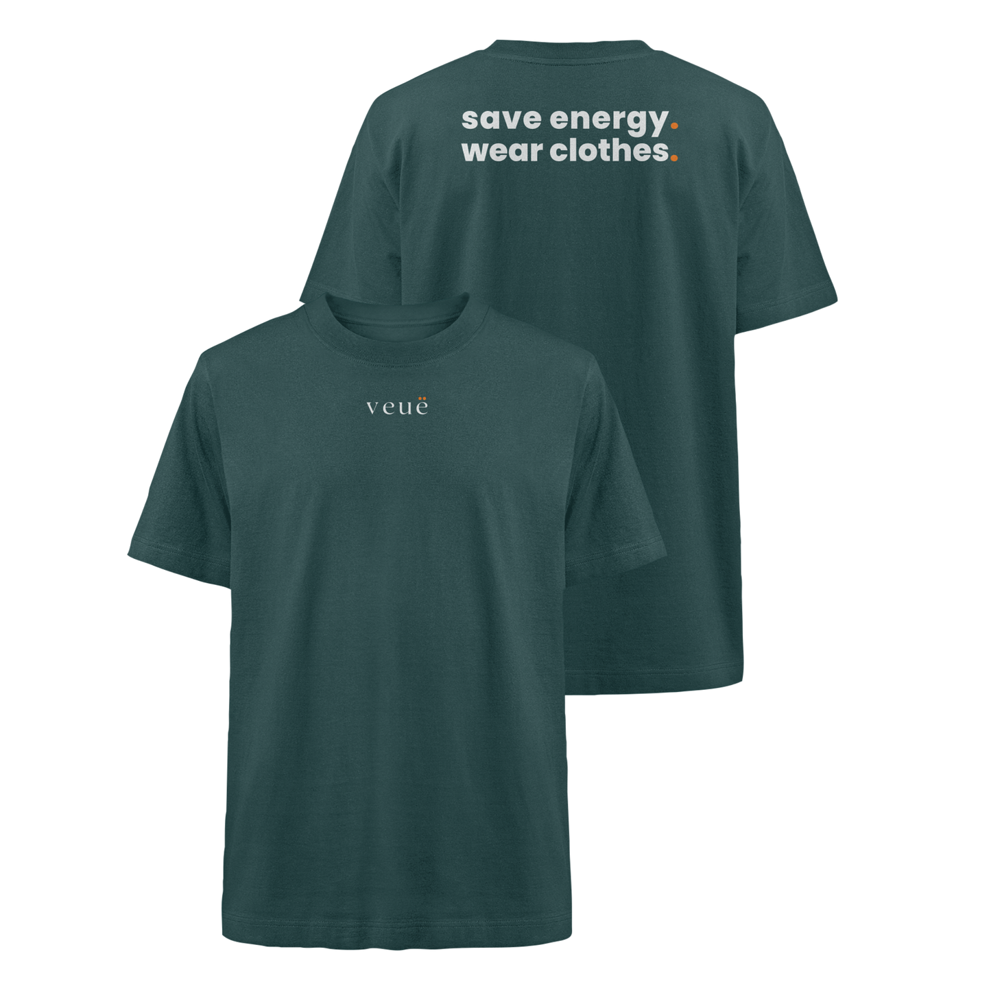 Save Energy. - Oversized Organic Shirt