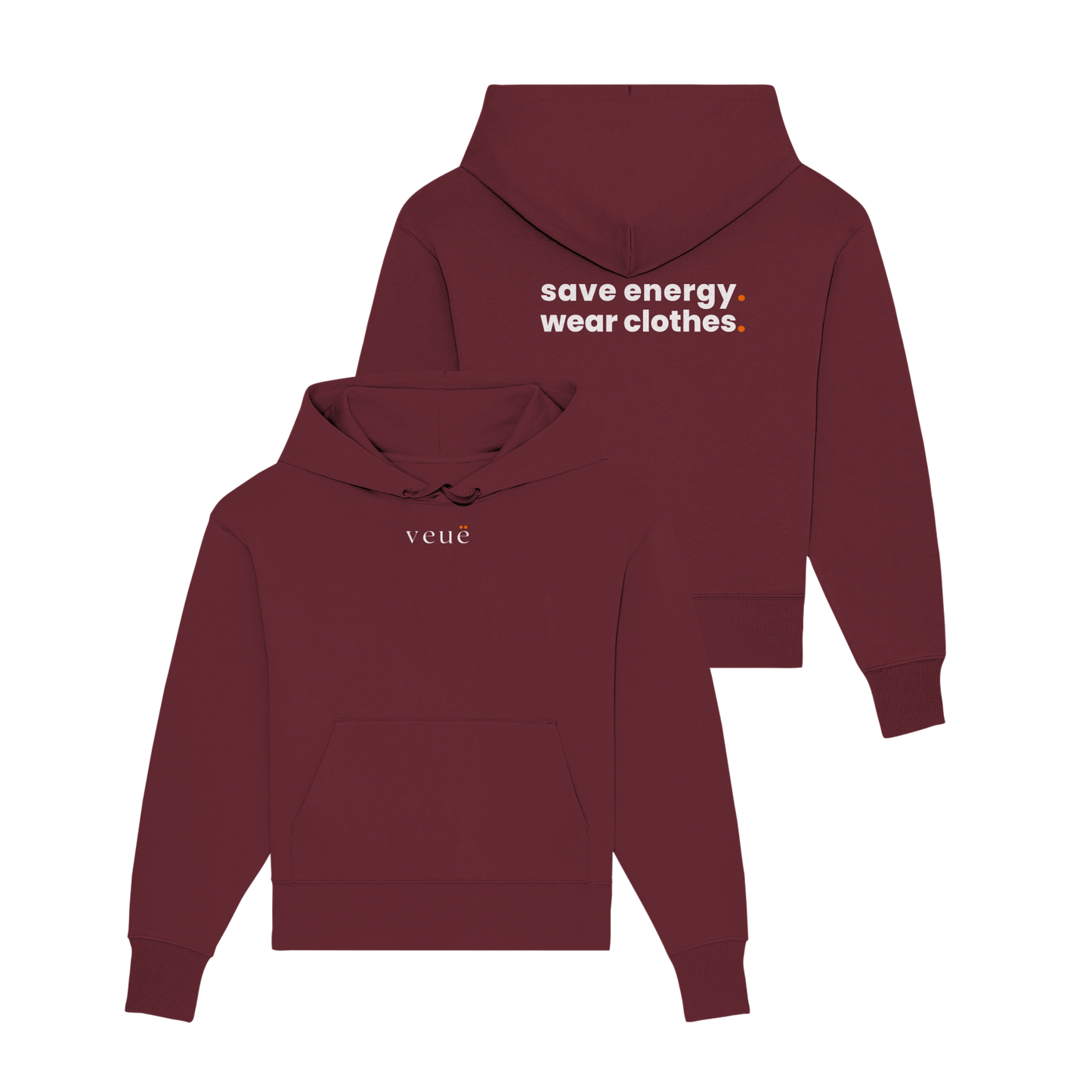 Save Energy - Organic Oversize Hoodie