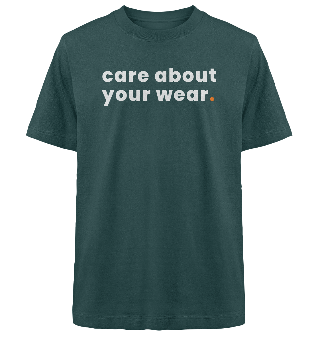 care about your wear. - Oversized Organic Shirt