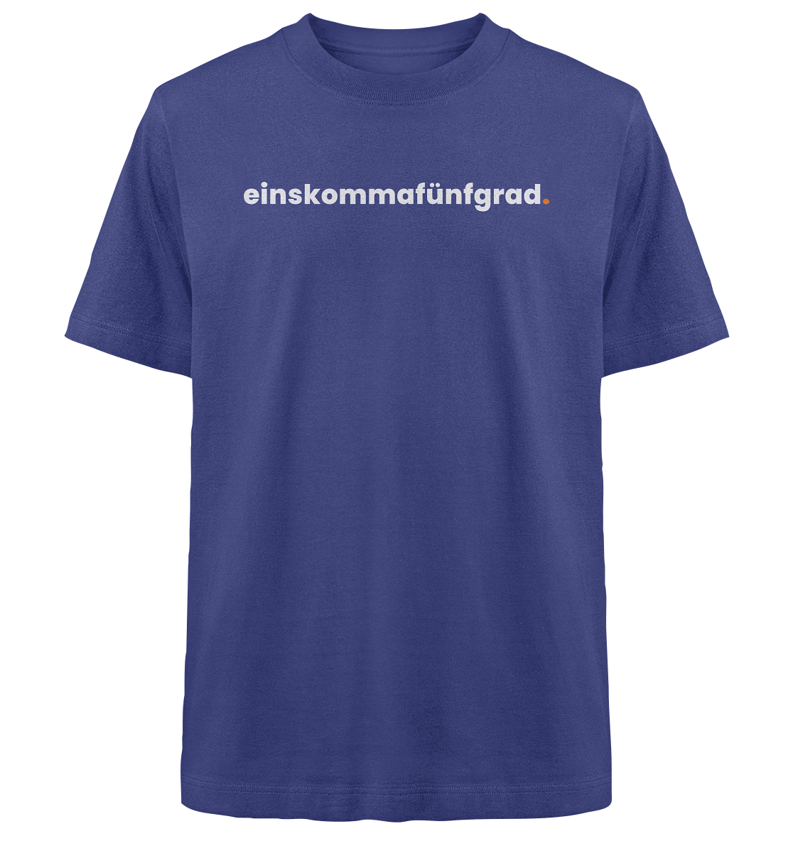 einskommafünfgrad. - Oversized Organic Shirt
