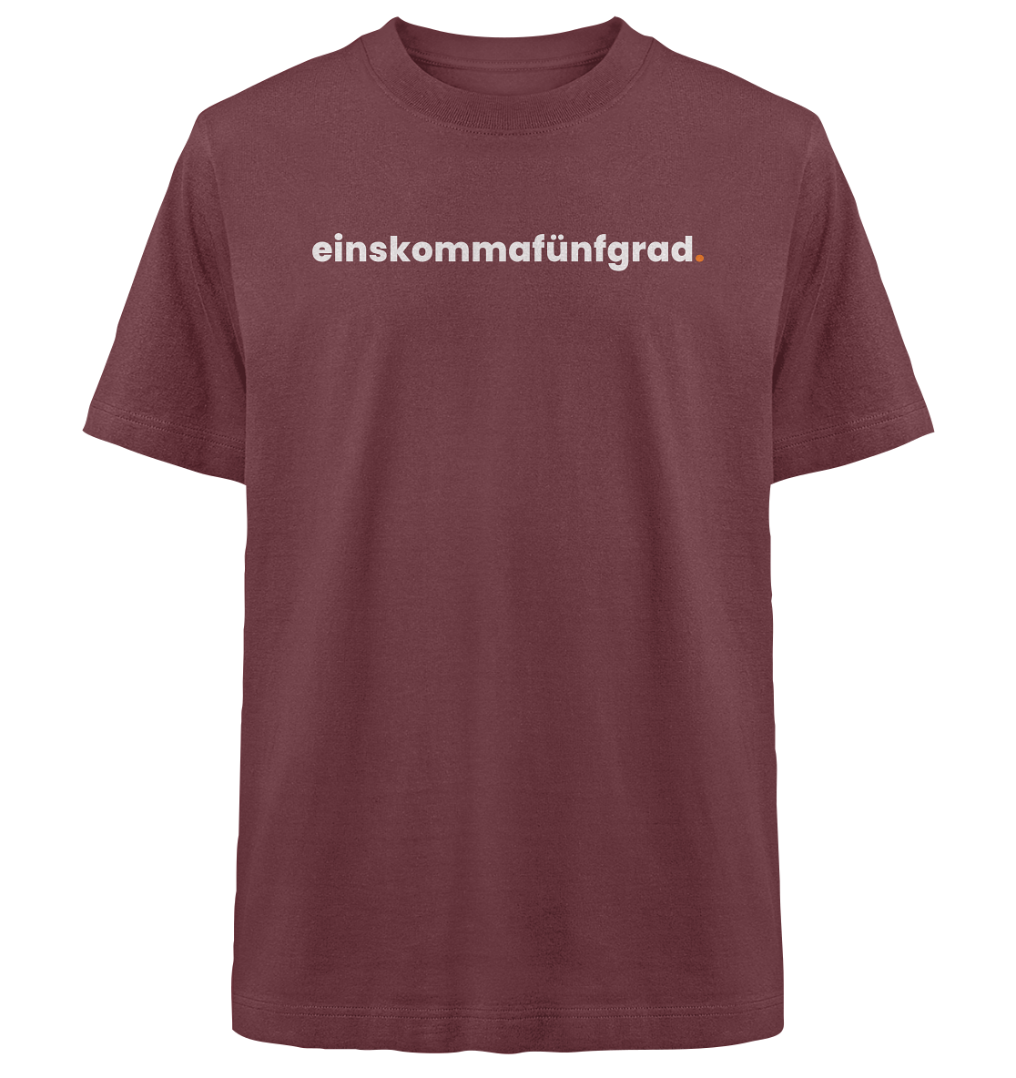 einskommafünfgrad. - Oversized Organic Shirt