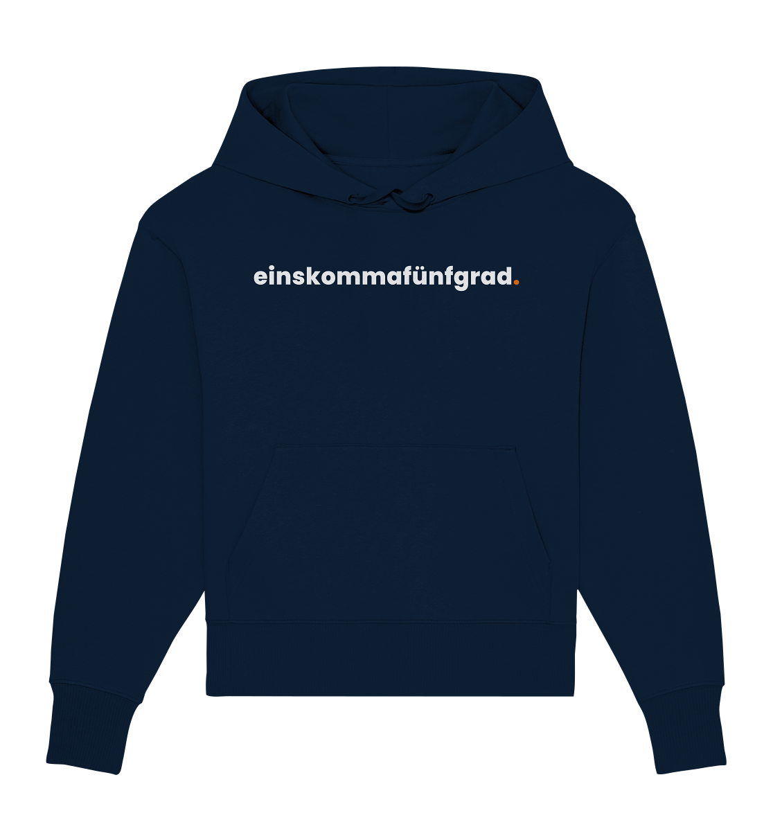 einskommafünfgrad. - Organic Oversize Hoodie