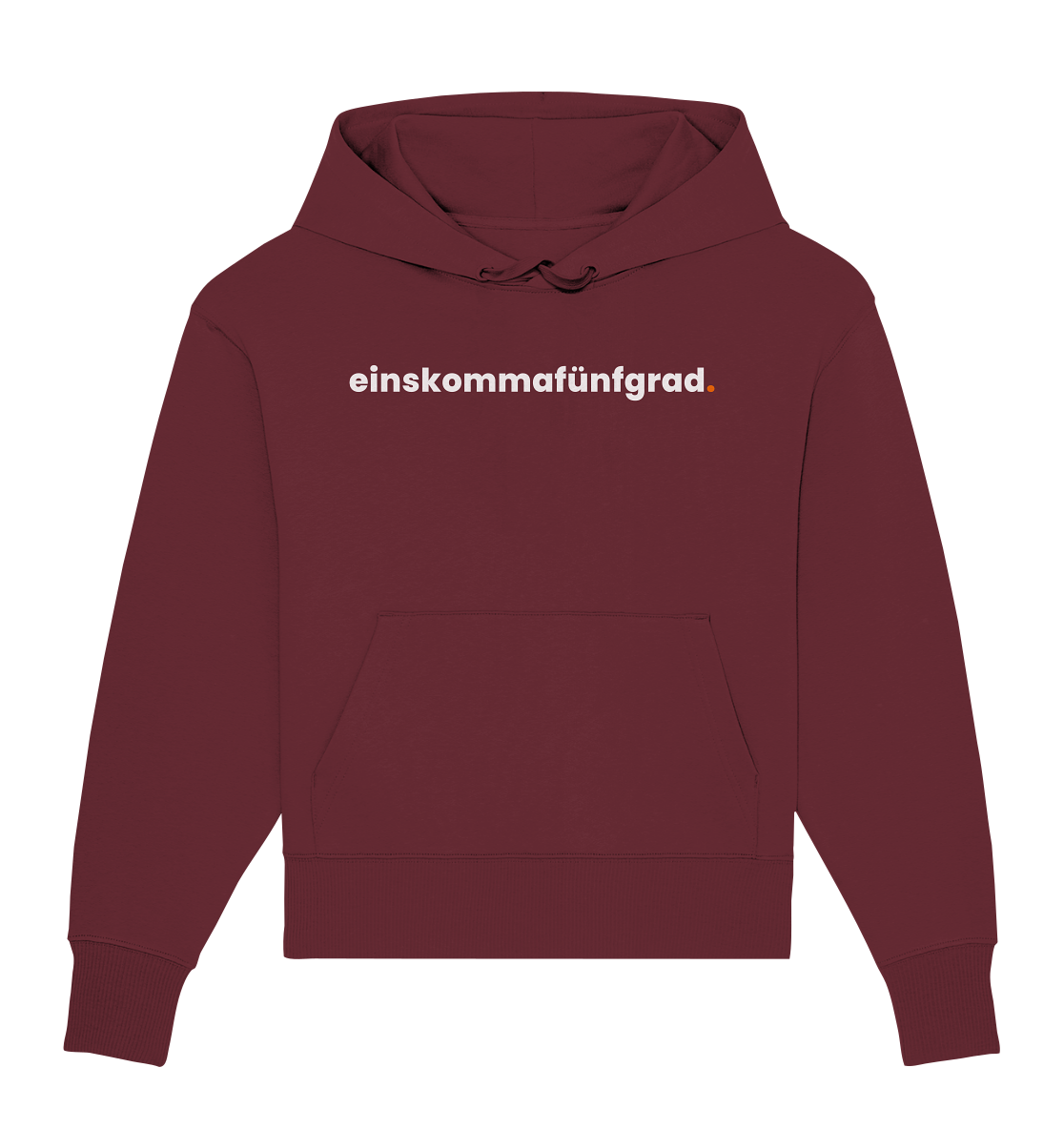 einskommafünfgrad. - Organic Oversize Hoodie