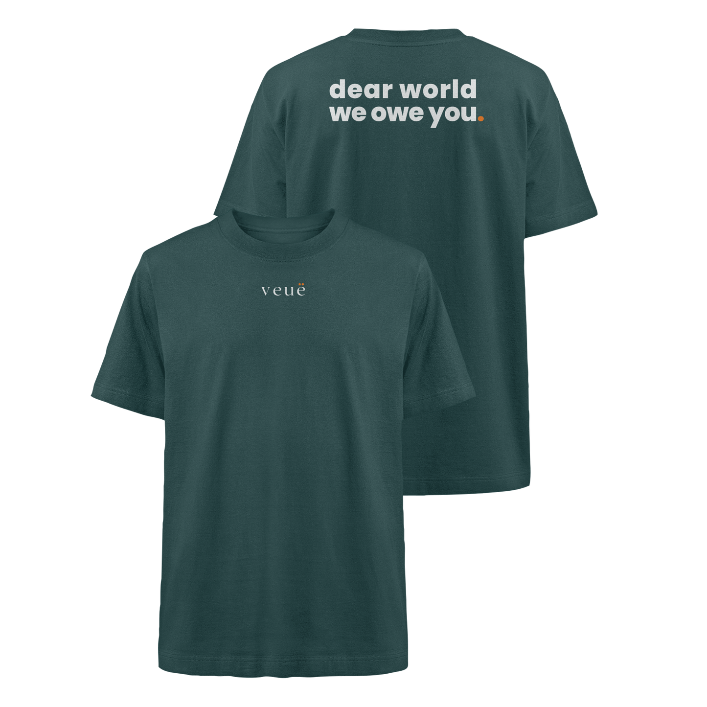 Dear World. - Oversized Organic Shirt