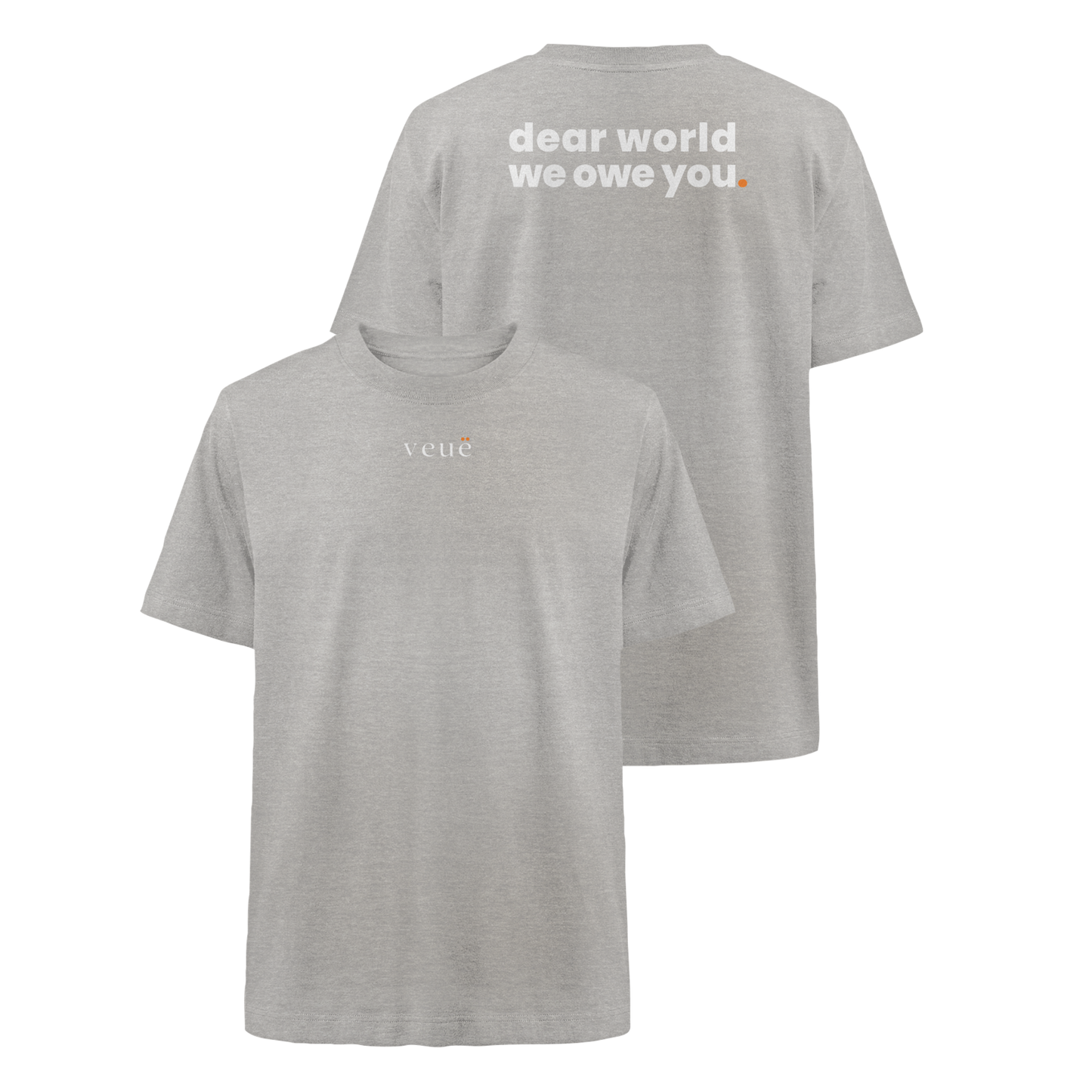 Dear World. - Oversized Organic Shirt