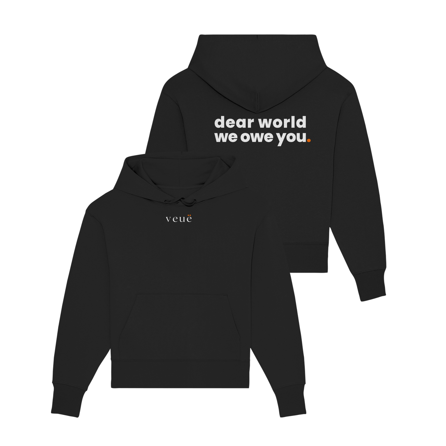 Dear World. - Organic Oversize Hoodie