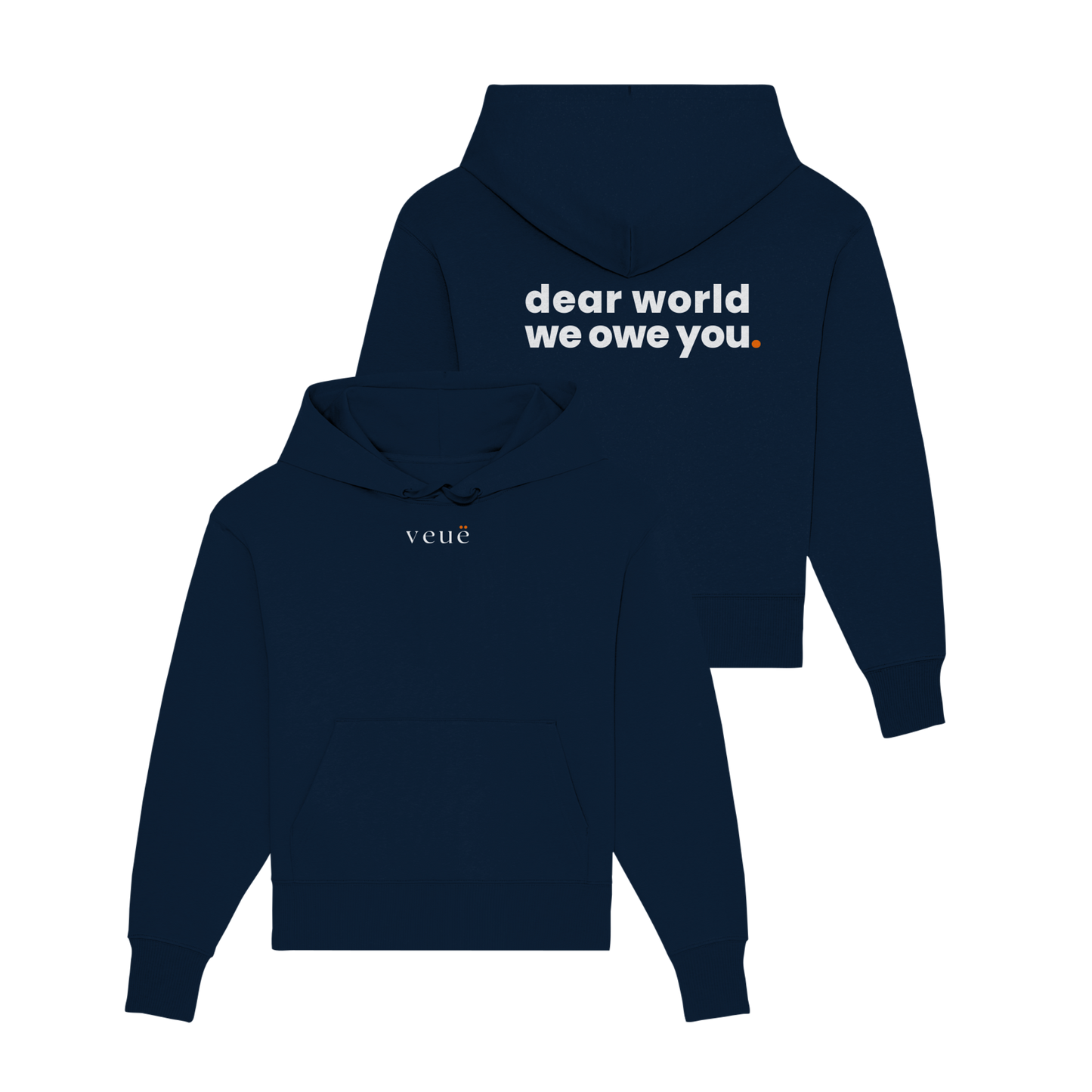 Dear World. - Organic Oversize Hoodie