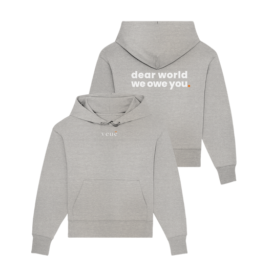 Dear World. - Organic Oversize Hoodie