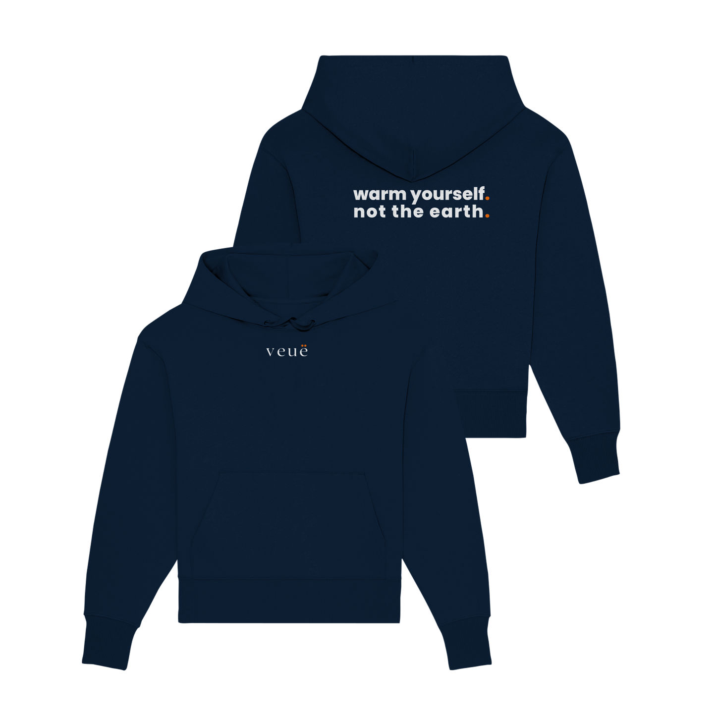 Warm Yourself. - Organic Oversize Hoodie