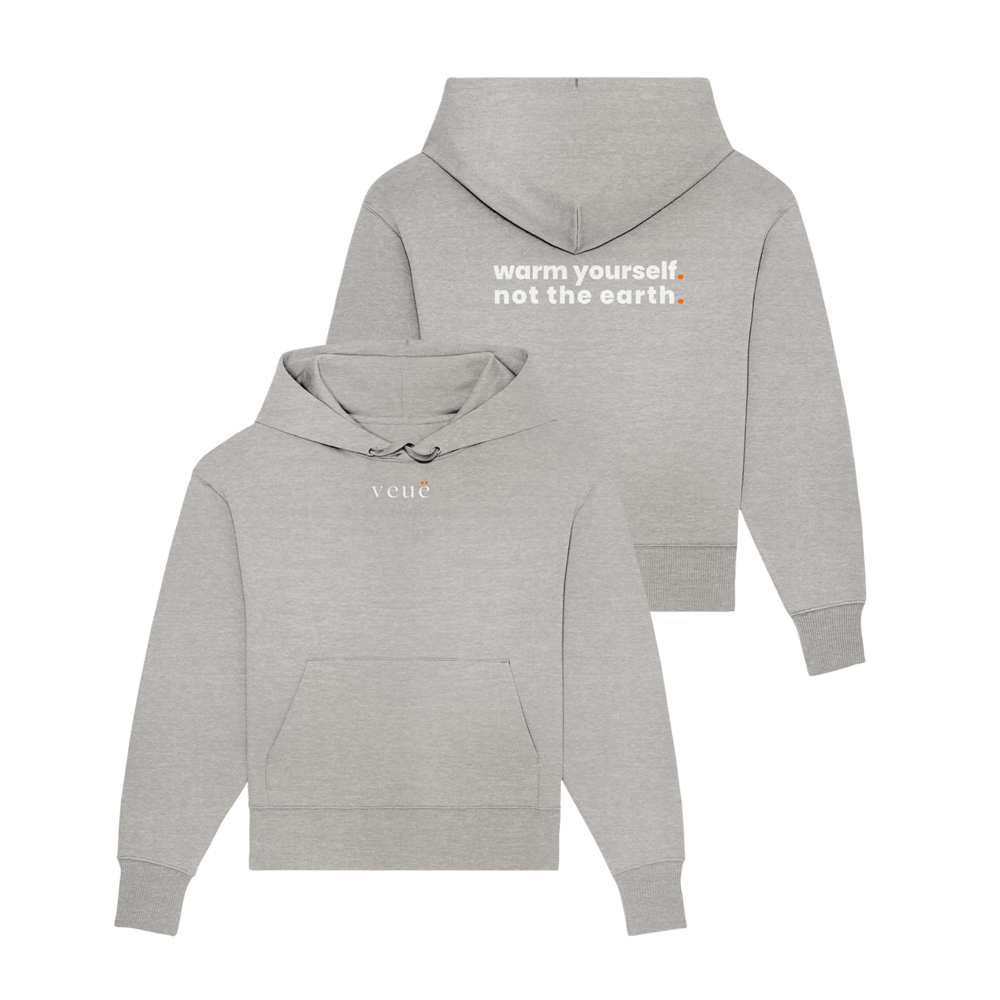 Warm Yourself. - Organic Oversize Hoodie