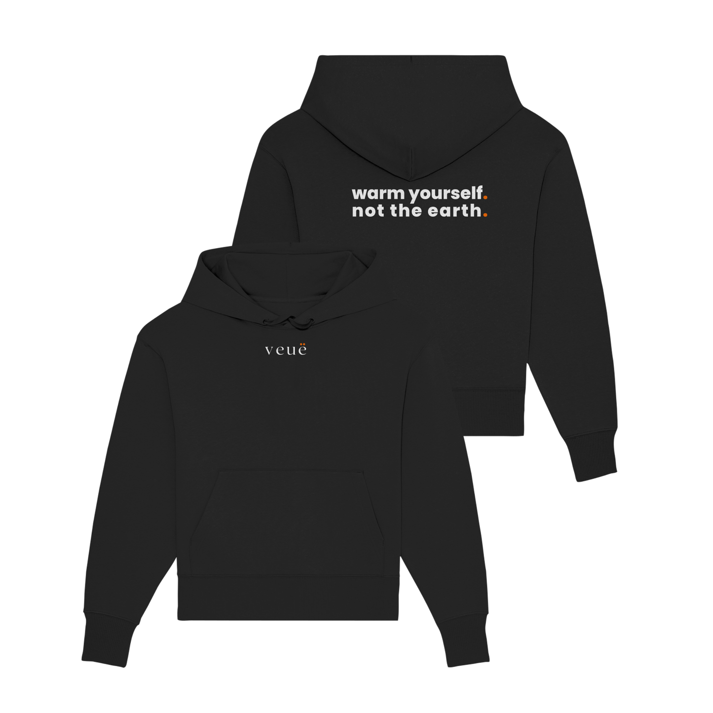 Warm Yourself. - Organic Oversize Hoodie