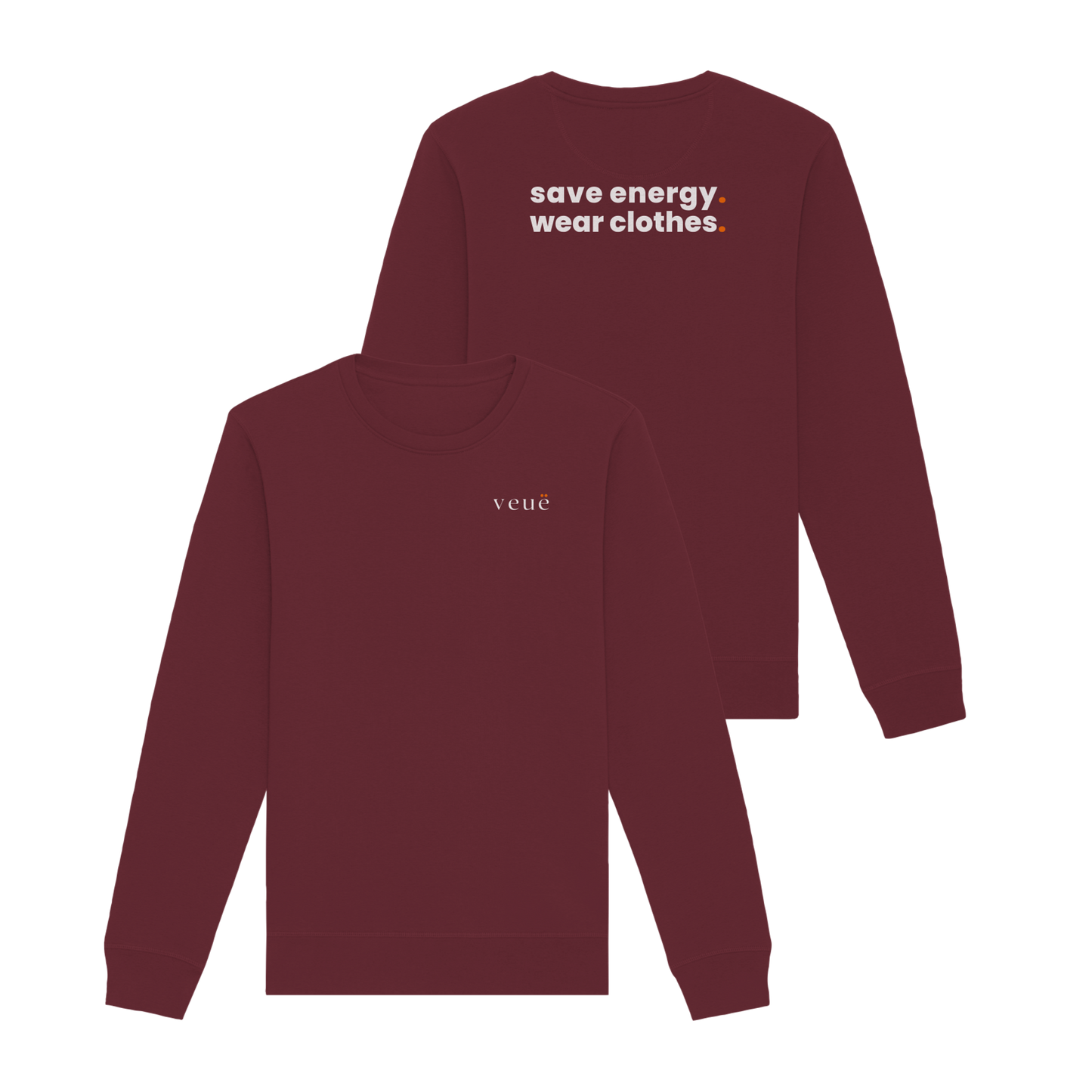 Save Energy. - Organic Sweatshirt