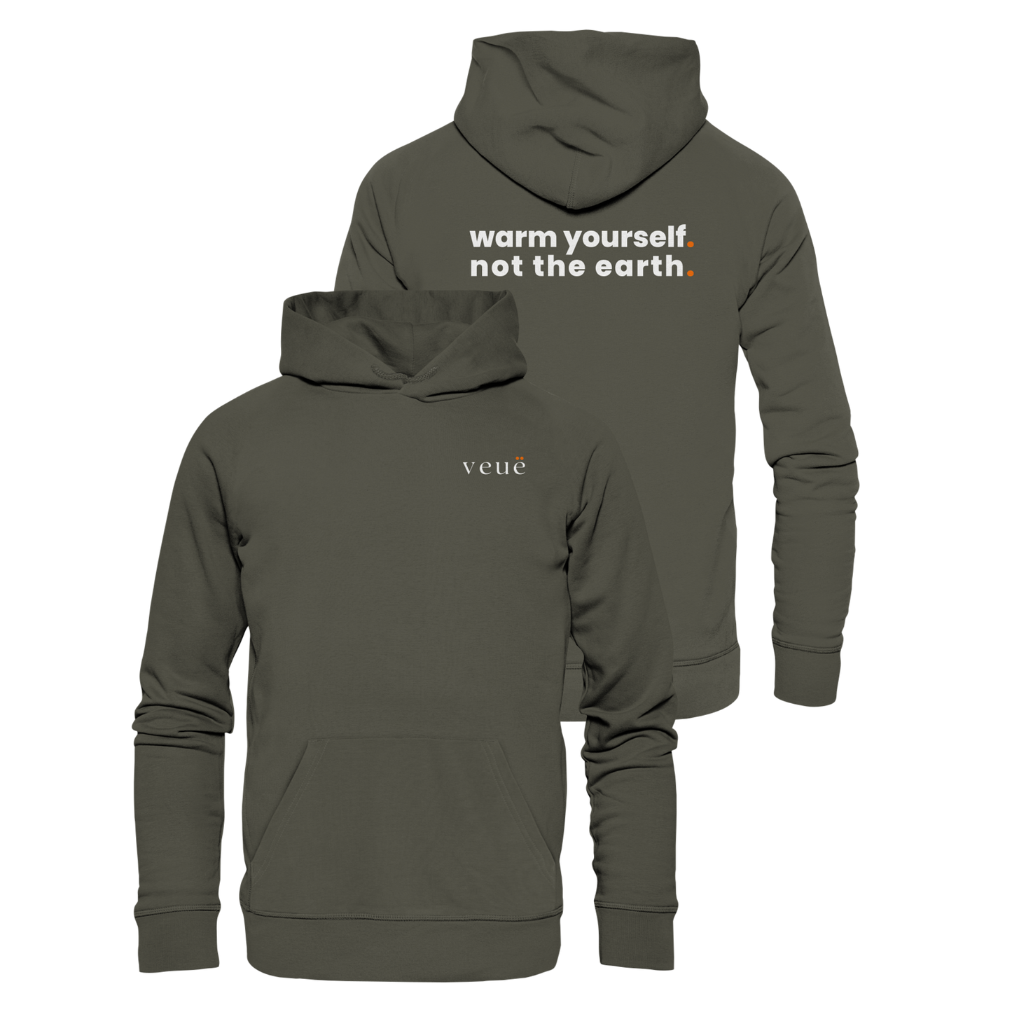 Warm Yourself. - Organic Hoodie