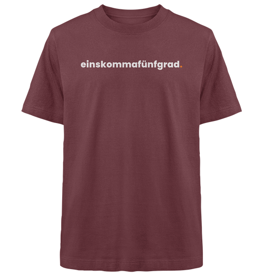 einskommafünfgrad. - Oversized Organic Shirt