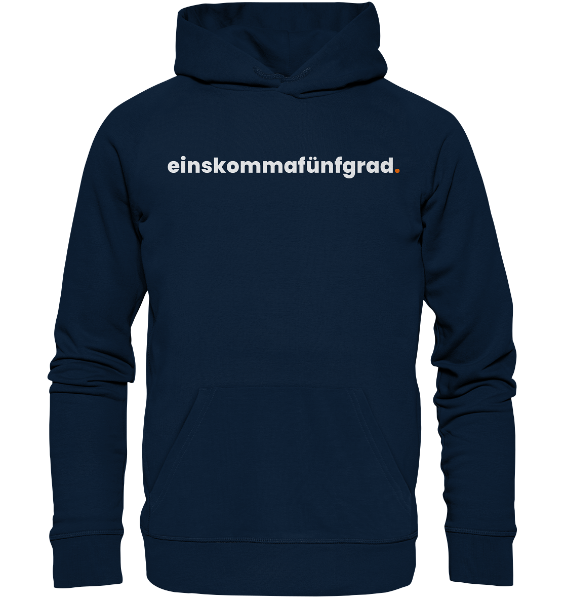 einskommafünfgrad. - Organic Hoodie