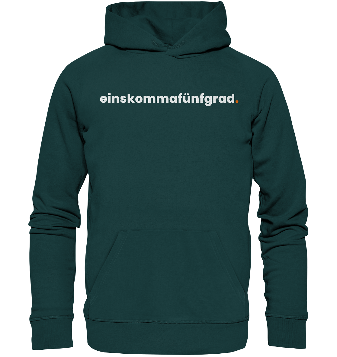 einskommafünfgrad. - Organic Hoodie