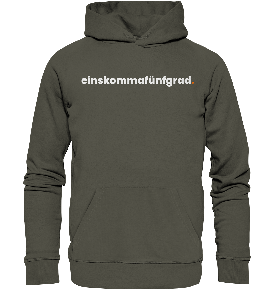 einskommafünfgrad. - Organic Hoodie