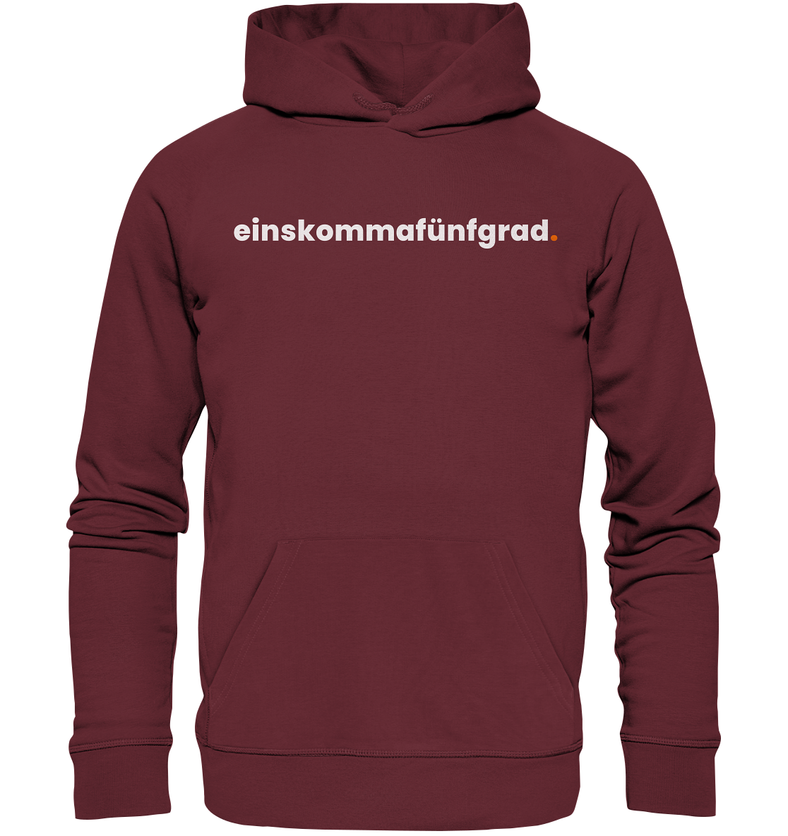 einskommafünfgrad. - Organic Hoodie