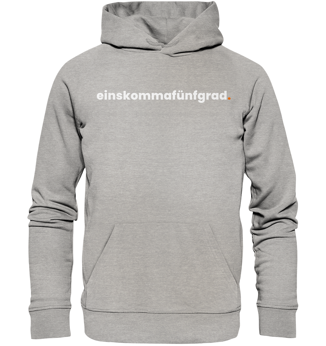 einskommafünfgrad. - Organic Hoodie